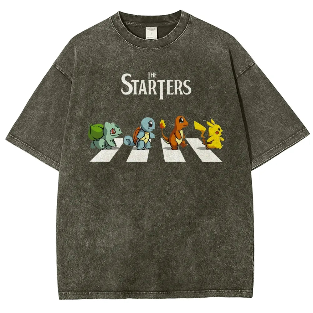 Unisex Vintage Washed T-Shirt|Pokémon