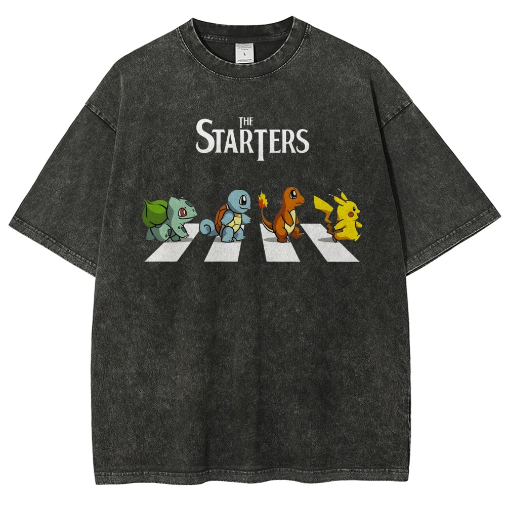 Unisex Vintage Washed T-Shirt|Pokémon