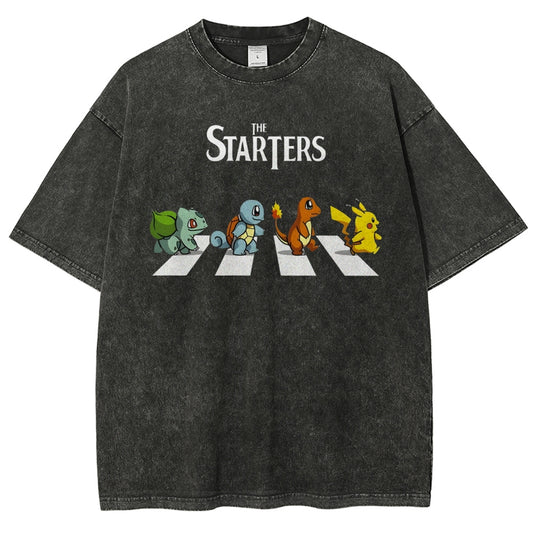 Unisex Vintage Washed T-Shirt|Pokémon