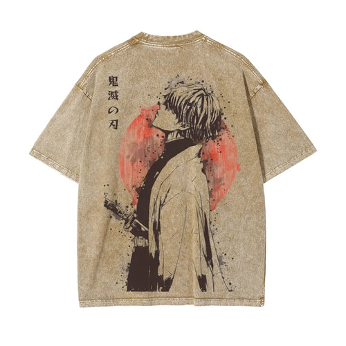 Vintage Oversized T-Shirt Demon Slayer