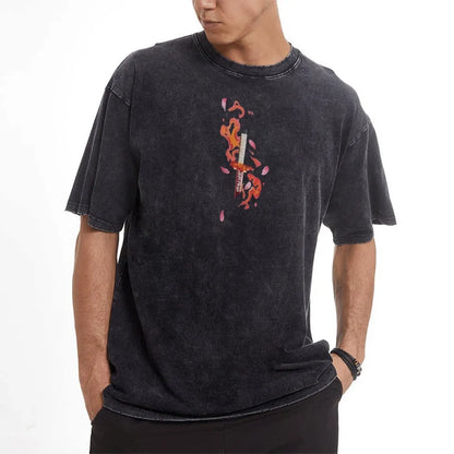 Vintage Oversized T-Shirt Demon Slayer