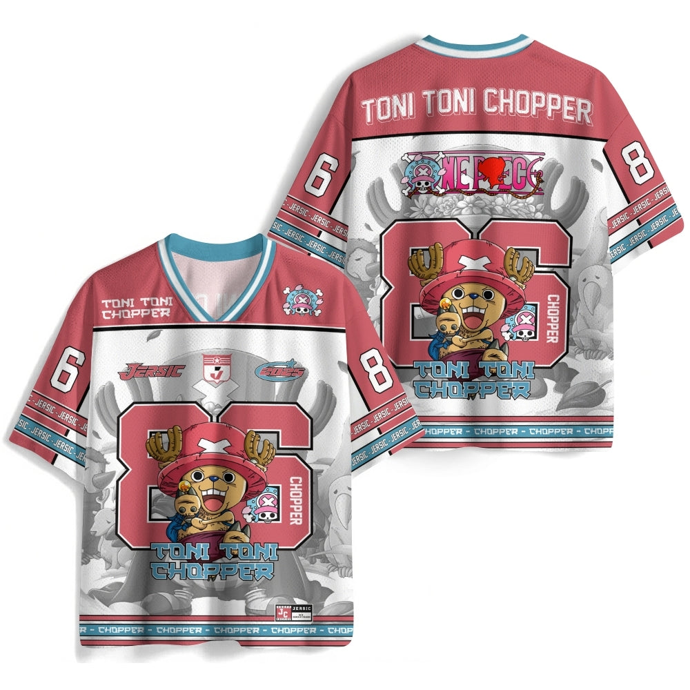 One Piece Choper Luffy Anime Football Jersey
