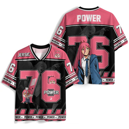 Chainsaw Man Anime Football Jersey